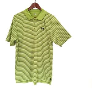 Green Under Armour Casual Collared Button Up Large